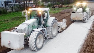 Maaßen Erd und Tiefbau Teil 3  Action auf der Baustelle in 4K (Bagger + Traktoren)