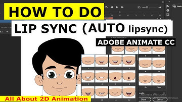 How to do Lip sync in Adobe animate. Auto lip-sync feature is very easy to do simple  lips syncs.