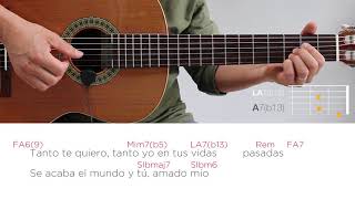 Mon Laferte - Amado mío - Acordes guitarra y letra Instrumental Mon Laferte - Amado mío - Acordes guitarra y letra Instrumental