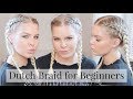 How To Dutch Braid Your Own Hair Step By Step – Hair For Beginners | EverydayHairInspiration