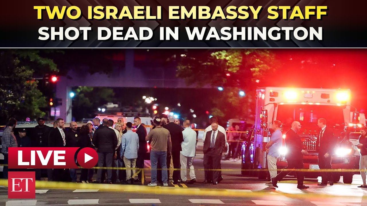 LIVE | 2 Israeli embassy staff killed in Washington DC shooting - YouTube