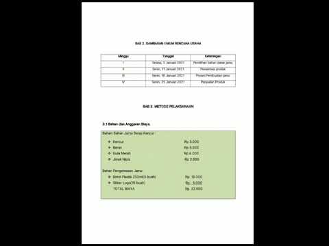 proposal usaha - YouTube