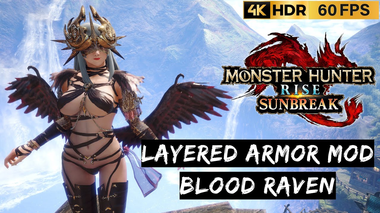 Monster Hunter Rise Sunbreak Layered Armor Mod - Blood Raven :  r/Monster_Hunter_Rise