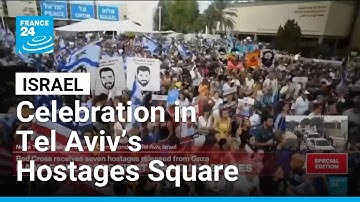 Israel: Thousands celebrate hostages’ return in Tel Aviv’s Hostages Square • FRANCE 24 English
