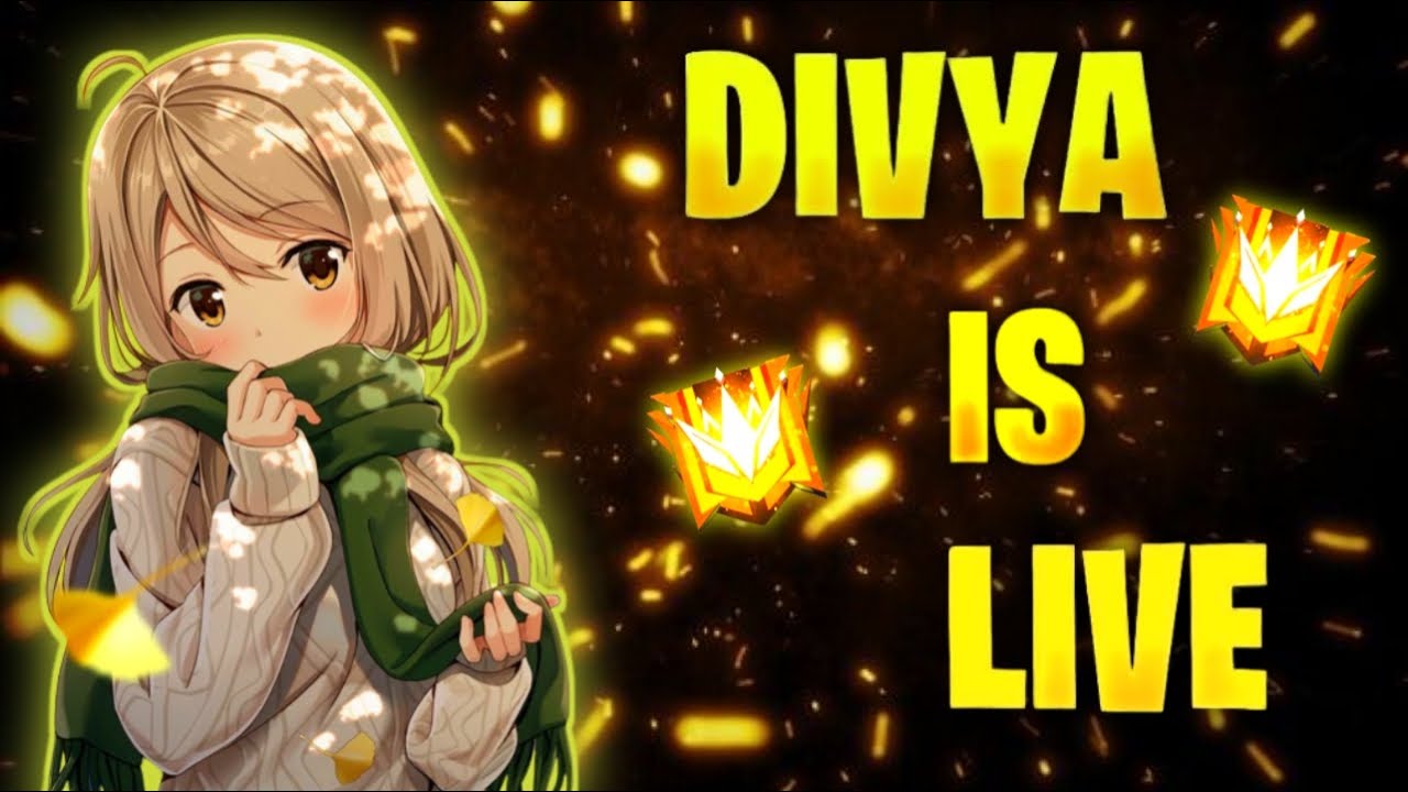 FREE FIRE GIRL STREAM TEAM CODE RANK PUSHING WITH SUBSCRIBERS DIVYA free-fire-girl-stream-team-code-rank-pushing-with-subscribers-divya