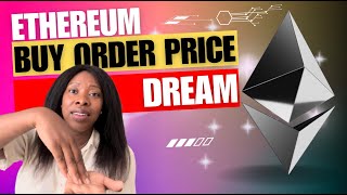 Ethereum Prophetic Dream On Setting Buy Order | TuPac’s Case As Prophetic Sign For The Timing