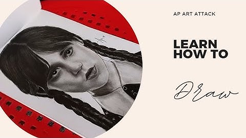 How to draw Wednesday Addams|Wednesday drawing|Ap Art Attack