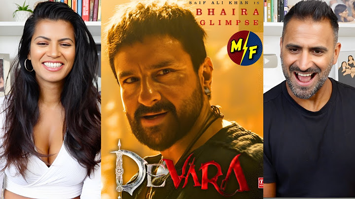 Saif Ali Khan Is Bhaira | Glimpse | Devara Part - 1 | NTR | Janhvi, Siva, Anirudh | REACTION!!