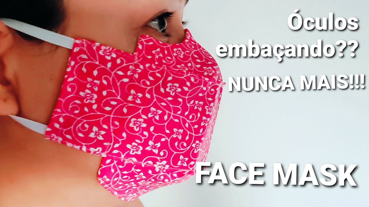 FACE MASK 3D x ÓCULOS: é  possível SIM, conciliar os DOIS nessa PANDEMIA!!!  P ,M e G.