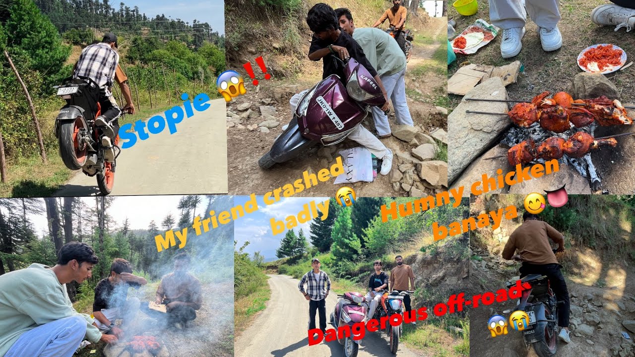 DANGEROUS OFF-ROAD😱||CRASH HOGAYA DANO KA 😭💔||TANDOORI CHICKEN BANAYA 😋❤️