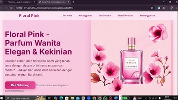 Membuat Web Landing Page untuk  Promosi Produk Usaha dengan Blackbox.ai || UAS SISTEM CERDAS