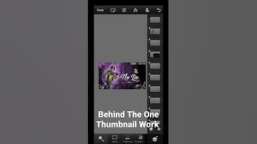 Behind The One Thumbnail Works In Pscc 🥵 / Thumbnails Tutorial/ #shorts #thumbnail #gfxdesigner