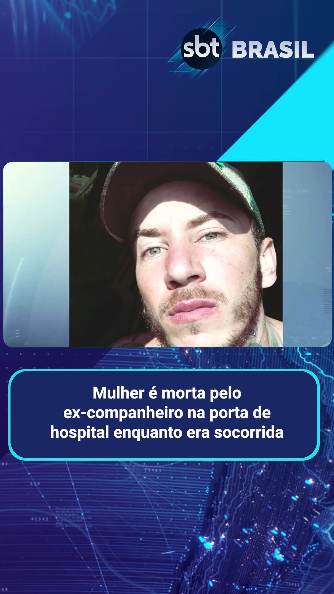 Homem persegue e mata ex-companheira na porta de hospital no RS | SBT Brasil (28/01/25)
