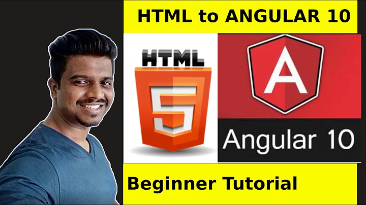 How to Convert HTML to Angular 10 Framework