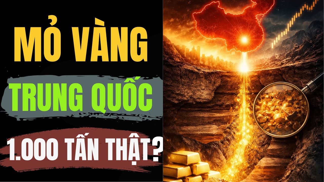 Giải mã tin mỏ vàng Trung Quốc: “1.000 tấn” là thật hay kỳ vọng| BÍ MẬT TRIỆU ĐÔ