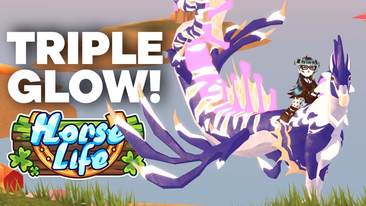 Мой процесс выведения тройного сияющего гиппокампа! Roblox Horse Life