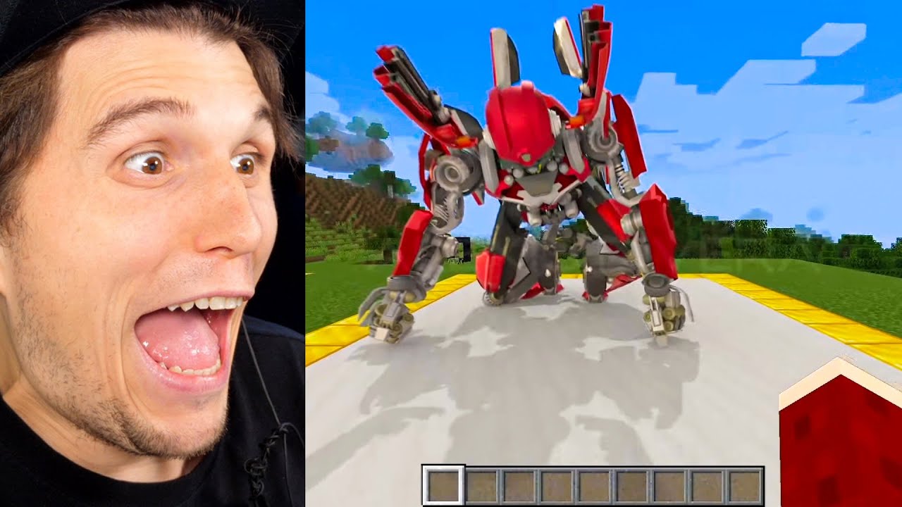 Paluten REAGIERT auf REALISTISCHES MINECRAFT (Transformer, lol)