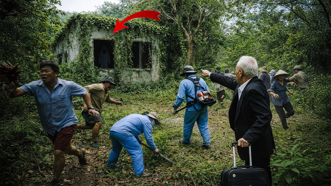 Time-lapse: Helping the CEO Restore a Forgotten House - Everyone Panics when a Dark Figure Appears 😱