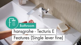 hansgrohe - Tecturis E Features (Single lever basin mixer fine) screenshot 4