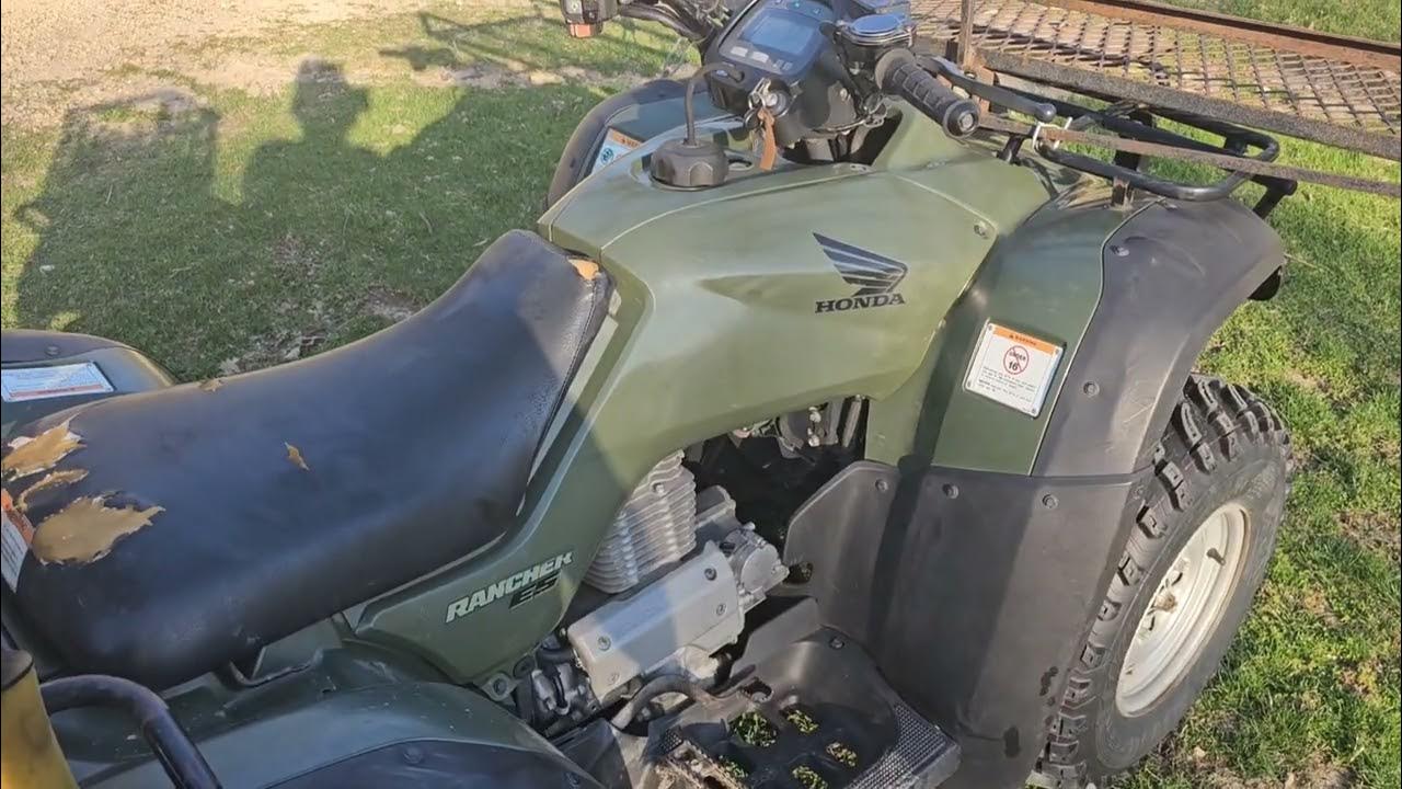 2005 Honda rancher 350 - YouTube