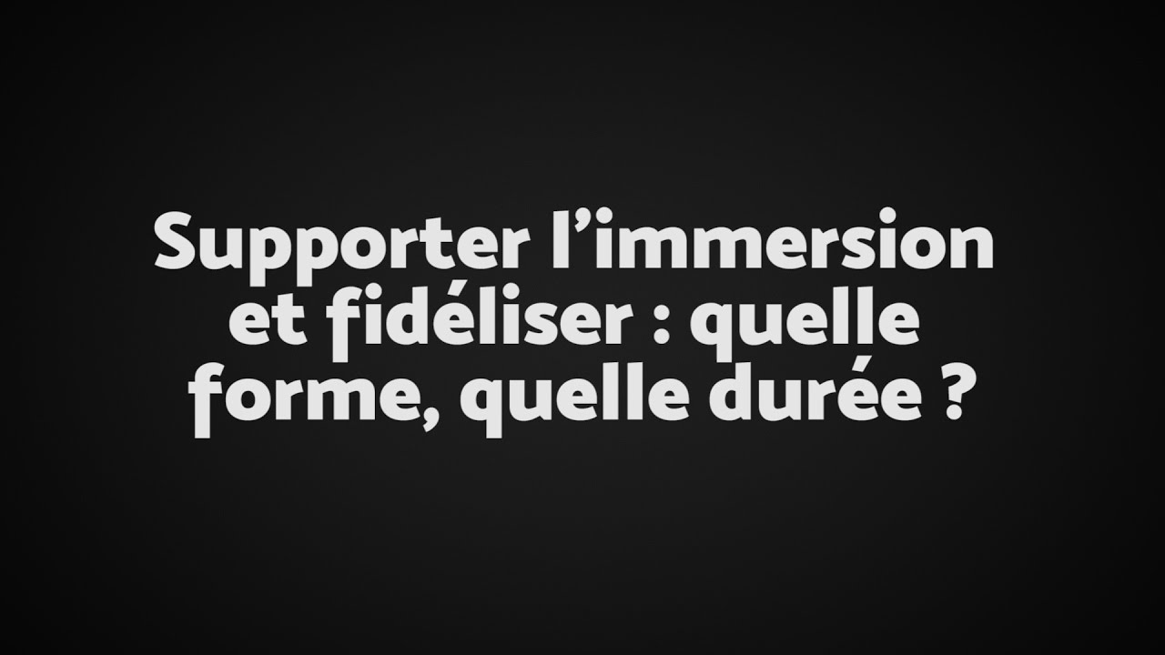 03.11 - Supporter l'immersion et fidéliser : quelle forme, quelle durée ? - SACD saturn