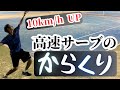 初中級〜中上級必見! 1stサーブの速度が10km/h上がる!エースが取れるカラクリを教えます。 【テニス】【どくてに】