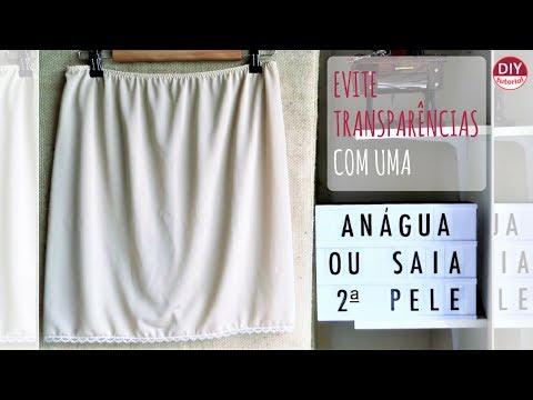 Vídeo: Como Costurar Uma Anágua