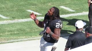 Marshawn Lynch Dancing on the Sideline