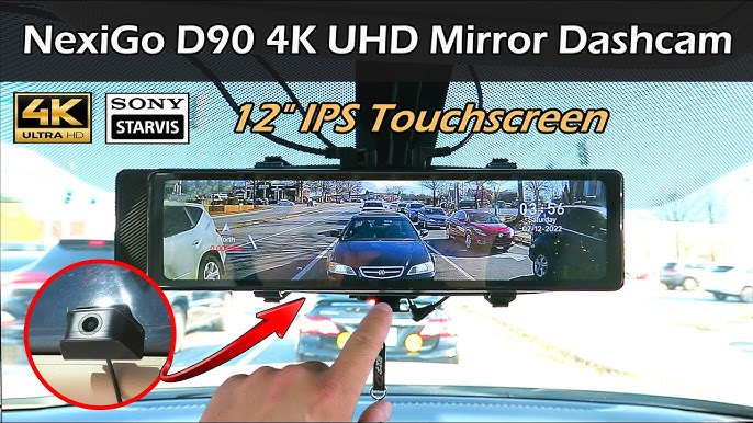 VanTop H610-DC Dual Dash Cam Front and Rear 2.5K Full HD 10 inch Screen DVR  Mirror Car Camera for Cars Vehicle, Waterproof Camera,Enhanced Night  Vision, Parking Assistance Black 