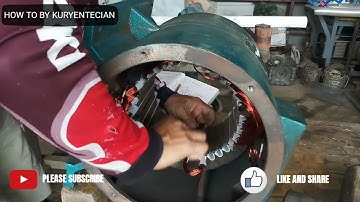 HOW TO REWIND 5 KW MINDONG GENERATOR/PART 5