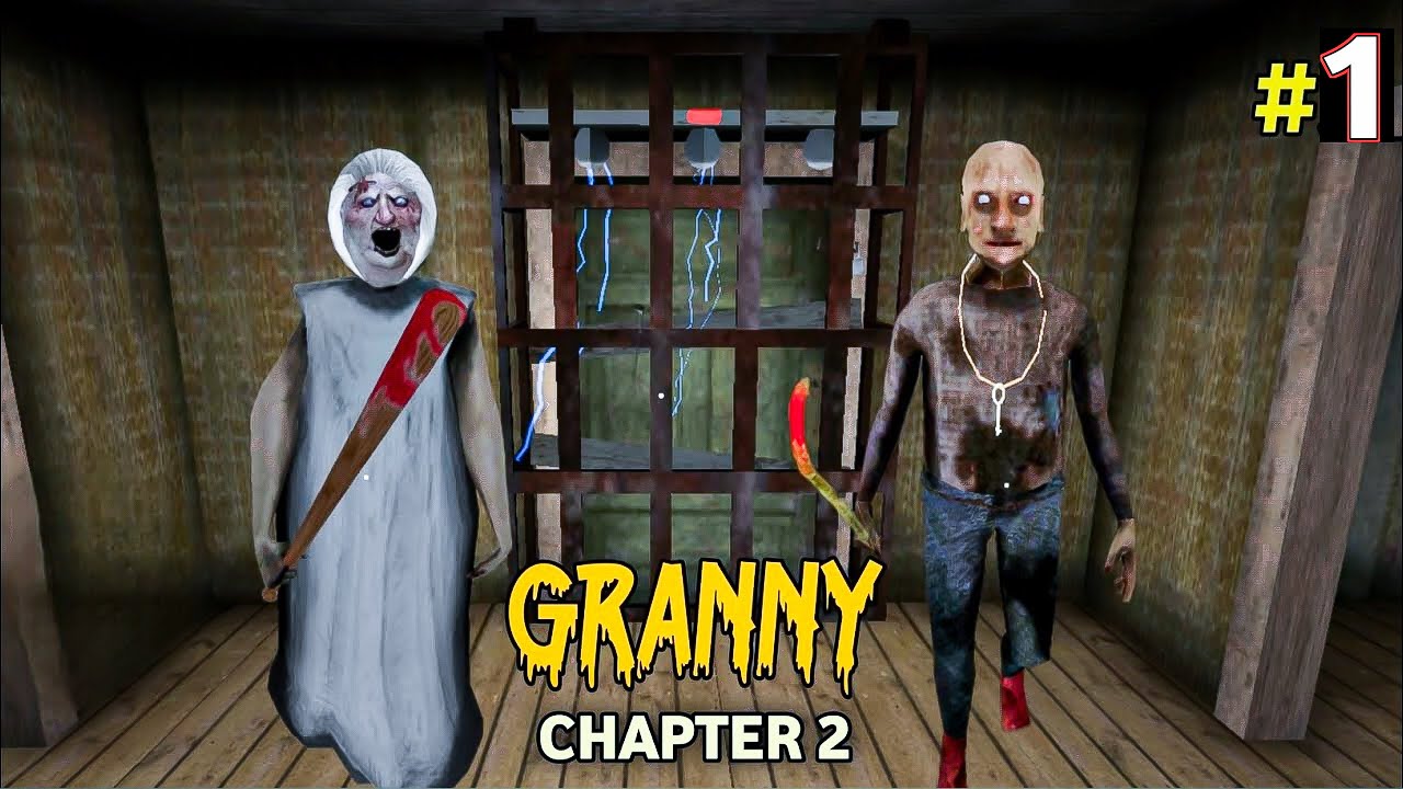 Dark Horror Game Granny chapter two Gameplay|Grandpa Door Escape 2024 ...