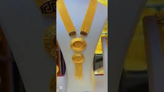 elegant gold necklace set #trending #gold #necklace #shorts #goldjewellery