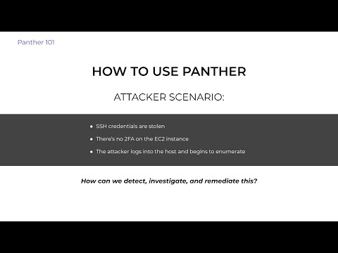 Threat Hunting with Panther's Open Source SIEM (Panther 101 Webinar Excerpt)