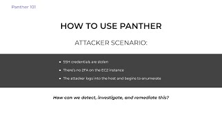 Threat Hunting with Panther's Open Source SIEM (Panther 101 Webinar Excerpt)