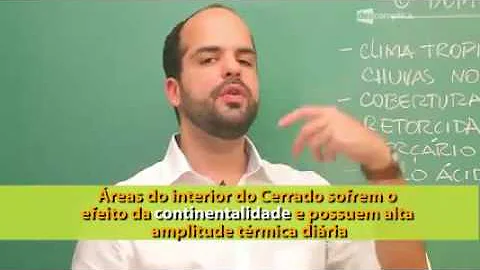 Como é o clima no Cerrado?