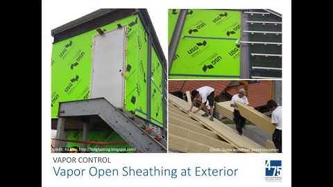 Foam free high performance building enclosures