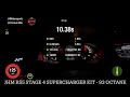 Jhm audi rs5 stage 4 supercharger kit runs 1085 12791 mph on 93 octane  dragy worlds fastest