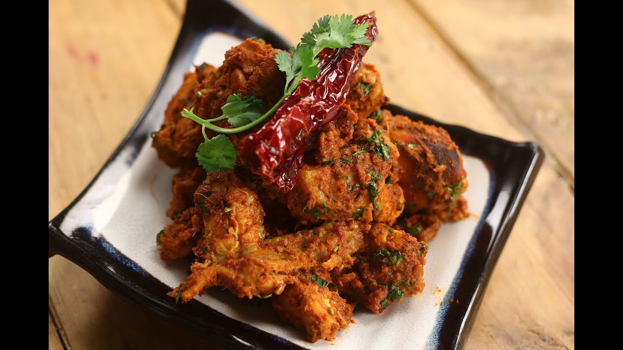 Kolhapuri Sukka Chicken