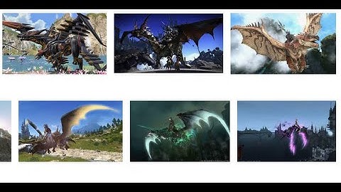 ALL Dragon Mounts and how To Get Them - Final Fantasy XIV