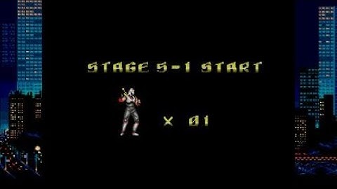 Shadow Dancer The Secret of Shinobi - Stage 5 to Final Boss - SEGA Mega Drive Classics