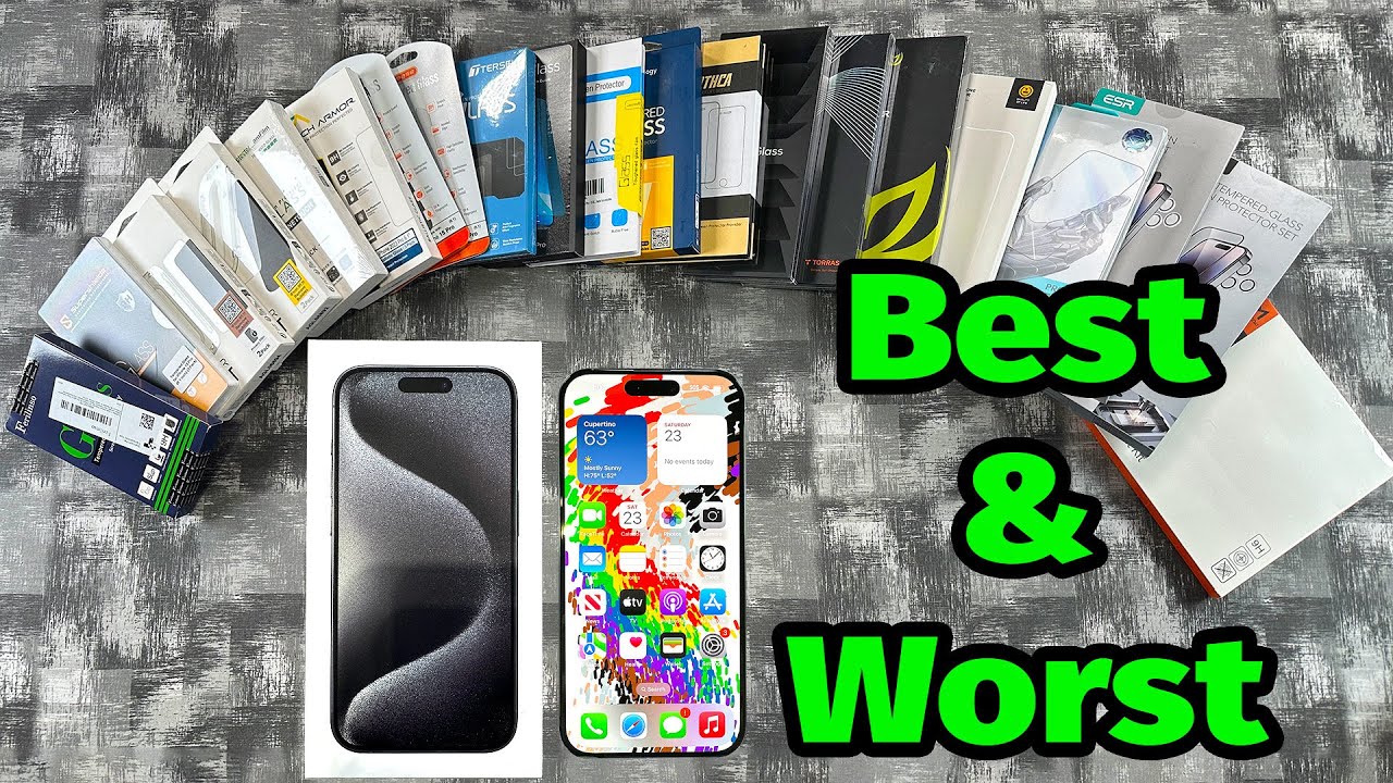 Best And Worst Screen Protectors for Apple iPhone 15 Pro YouTube