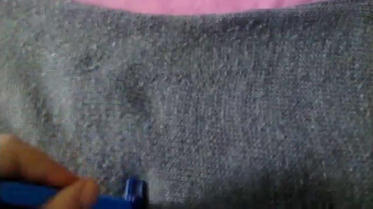How to remove lint balls from clothing كيفية إزالة كرات الوبر من