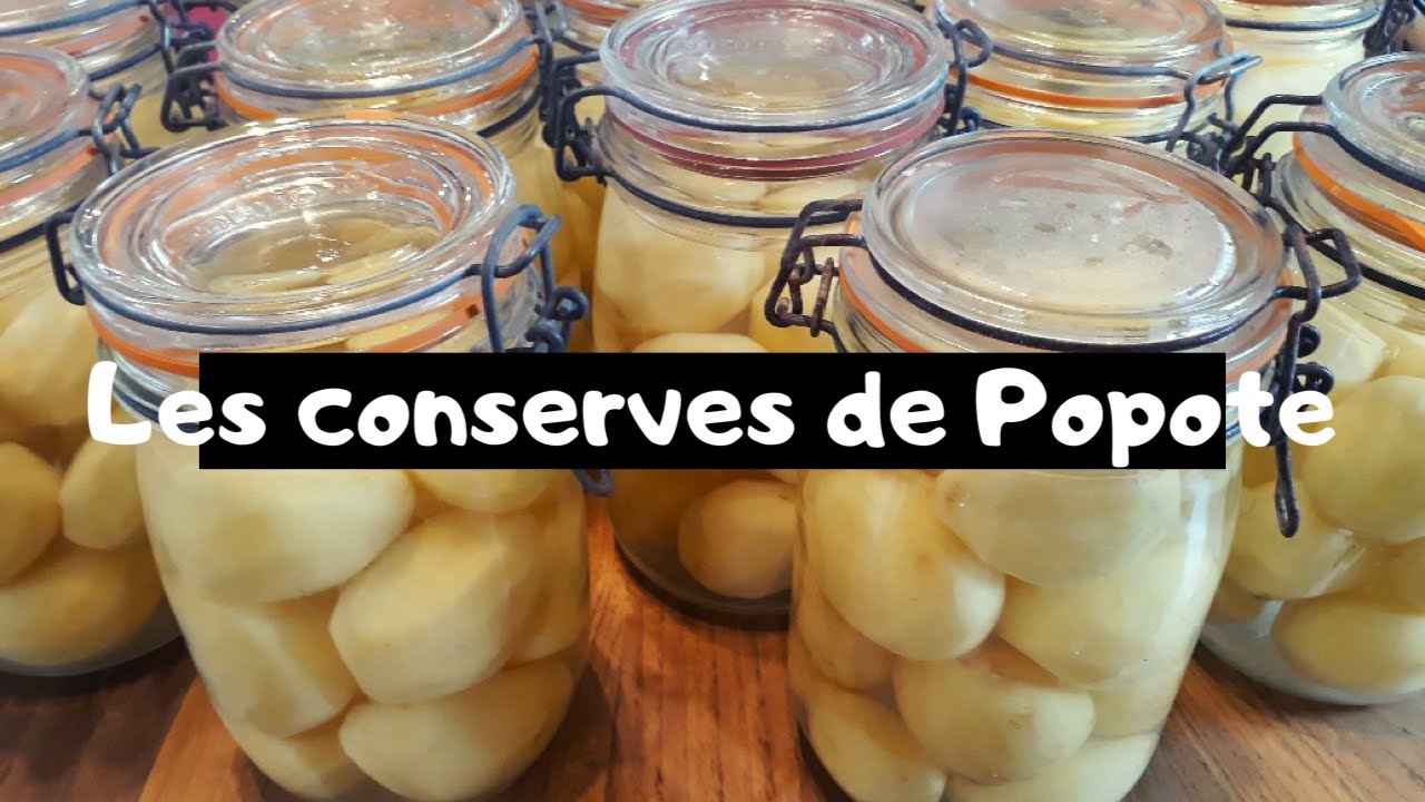 CONSERVES DE POMMES DE TERRE 🥔