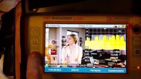 Promax Ranger HD Lite how to Measuring and decoding multistream Canal + DVB S2 8PSK Eutelsat 5W