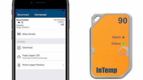 How To Launch InTemp CX Data Loggers with the Mobile App