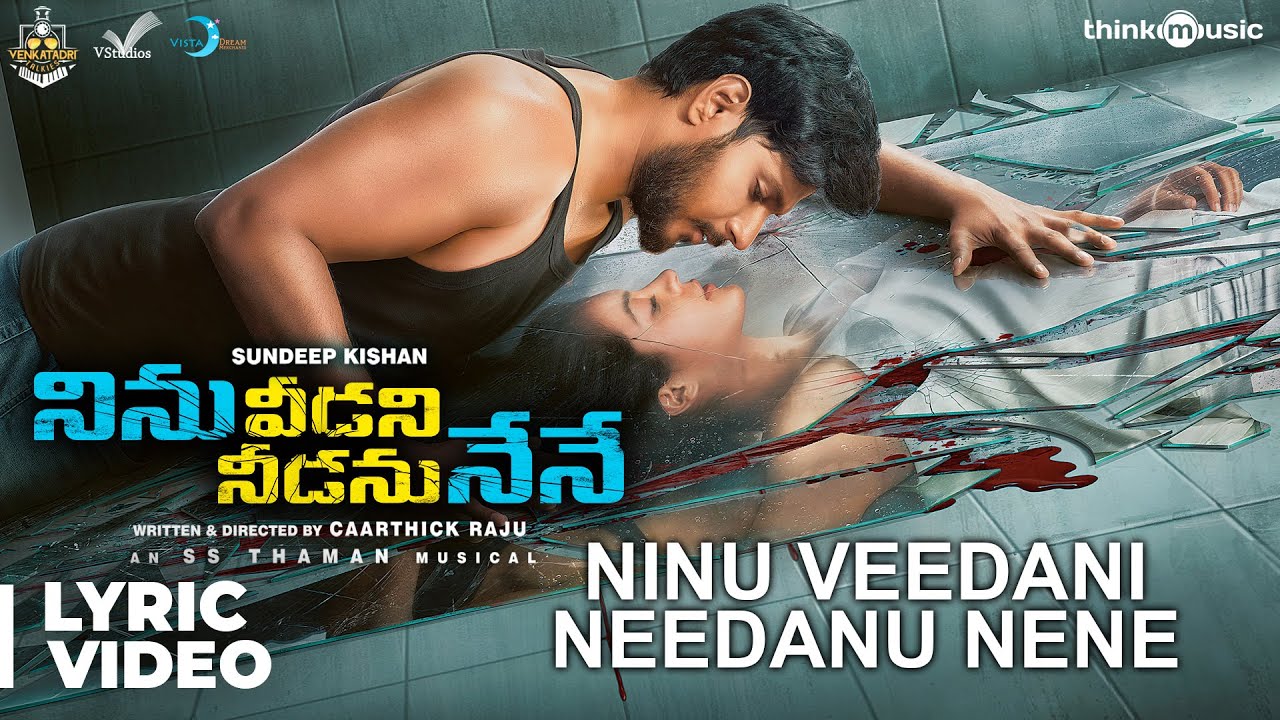 Ninu Veedani Needanu Nene  Ninu Veedani Needanu Nene Lyric  Sundeep Kishan Anya Singh  SS Thaman