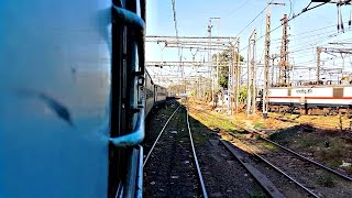 Train Departing Mumbai CST/Bombay VT Train Station | Railway Yards | Deccan Queen Shunting