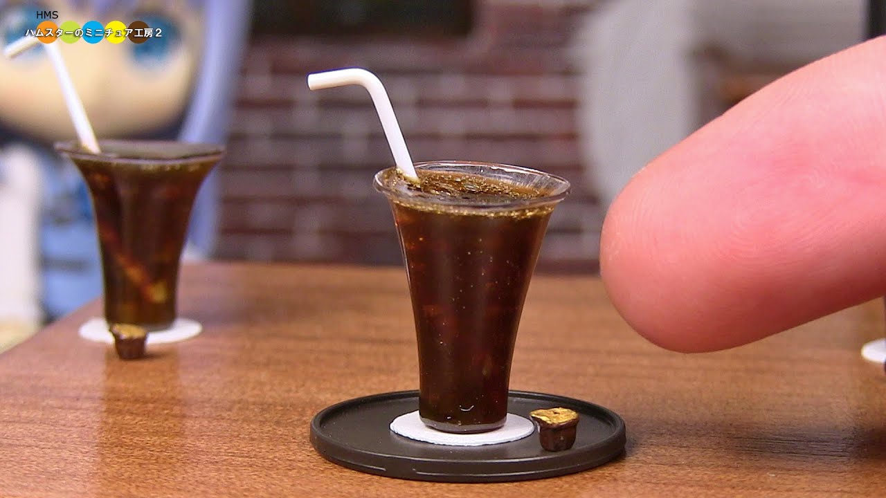 Diy Miniature Iced Coffee Fake Food ミニチュアアイスコーヒー作り Youtube