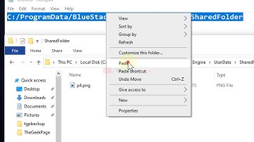 Copy Files From Bluestacks To Windows 10 PC