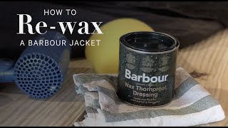 How to Re-wax Your Barbour Jacket